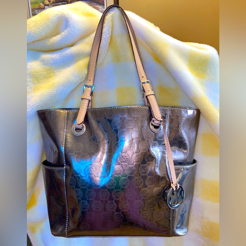 Michael Kors Pewter Tote/Purse
